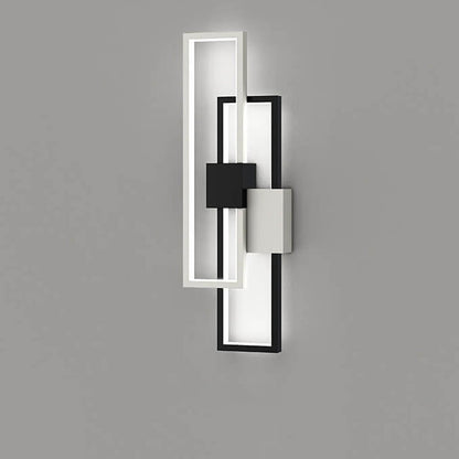 LumiSil - Minimalist Creative Square Frame Iron Silicone LED Wall Lamp 