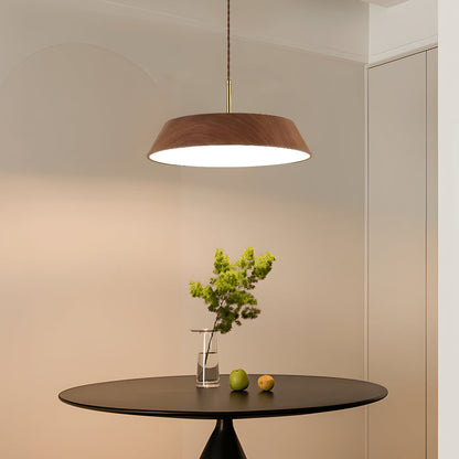 ZenCircle – LED pendant lamp in wood with Japanese style