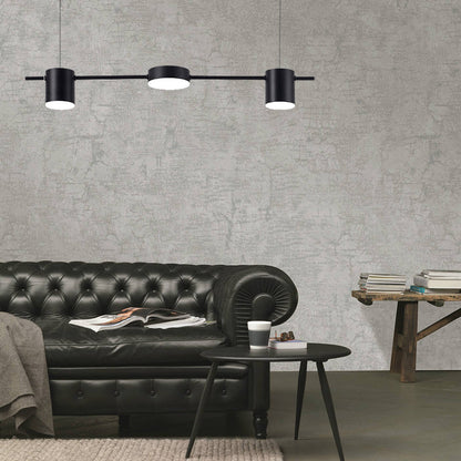 LightOfIsland – Aluminium Hanglamp met 3/5 Lichten in Zwart/Goud