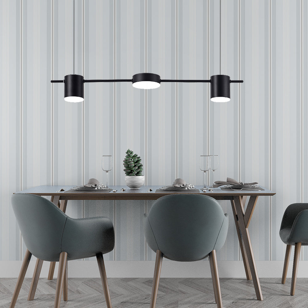 LightOfIsland – Aluminum Pendant Lamp with 3/5 Lights in Black/Gold 