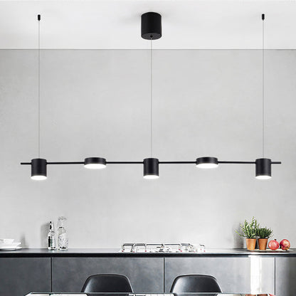 LightOfIsland – Aluminium Hanglamp met 3/5 Lichten in Zwart/Goud