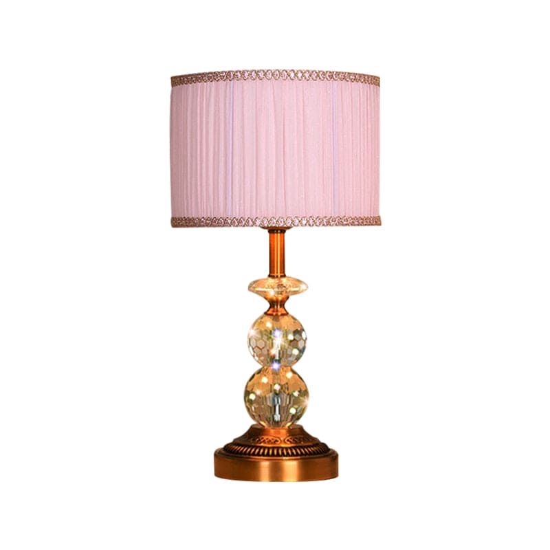 KristalGlow - Table lamp with tapered shape and facet-cut crystal balls