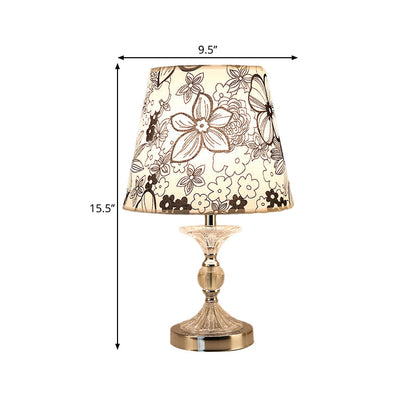 LuminArts - Stylish table lamp with floral motif