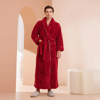 FleeceComfort – Flannel winter bathrobe 