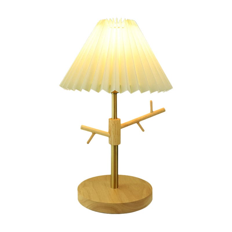 GloShine - Nordic Folding Bedside Lamp with Ornament Shelf