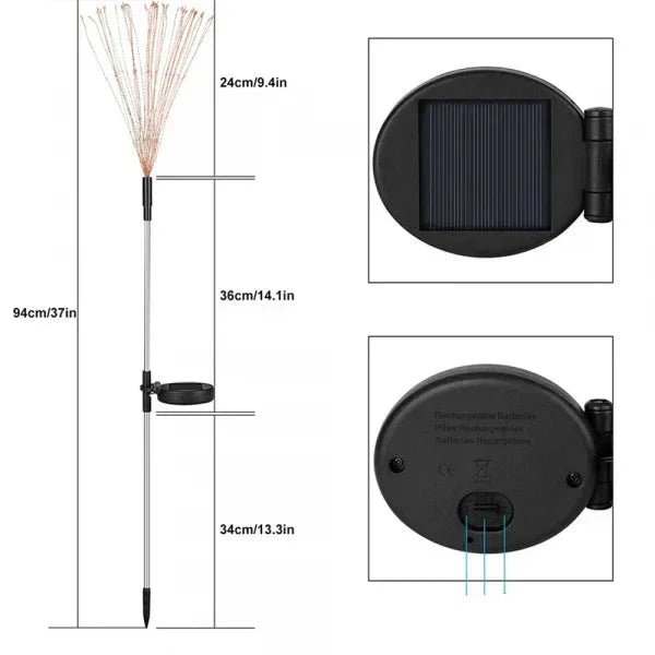 Solarsparks - Fireworks Style Solar Outdoor Lights 