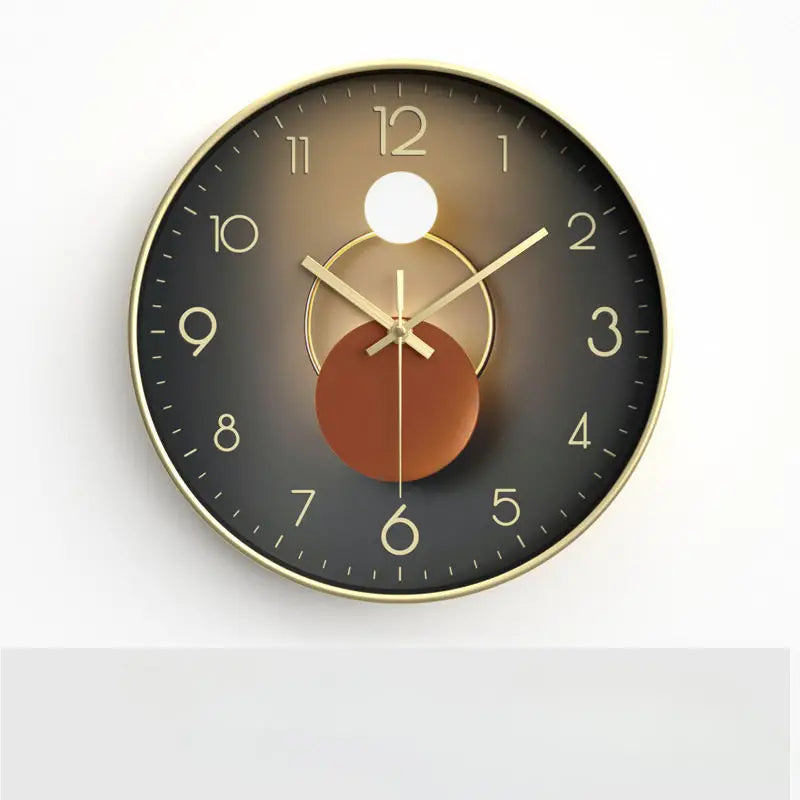 LumoTime - Trendy Wall Clock for Living Room and Bedroom