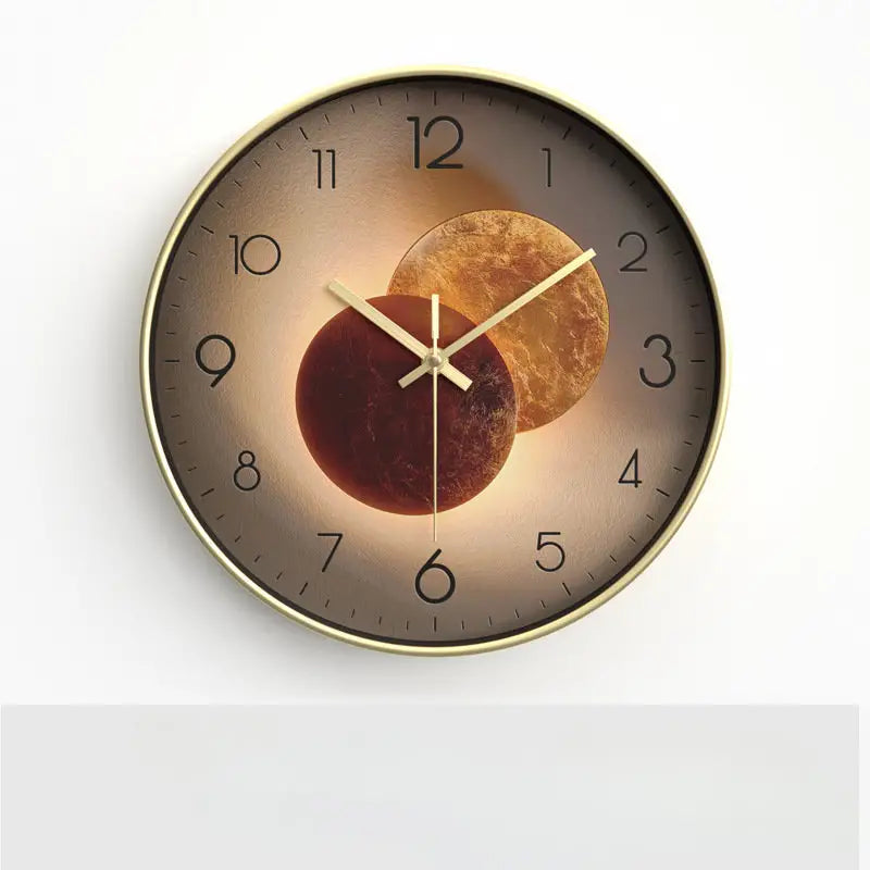 LumoTime - Trendy Wall Clock for Living Room and Bedroom