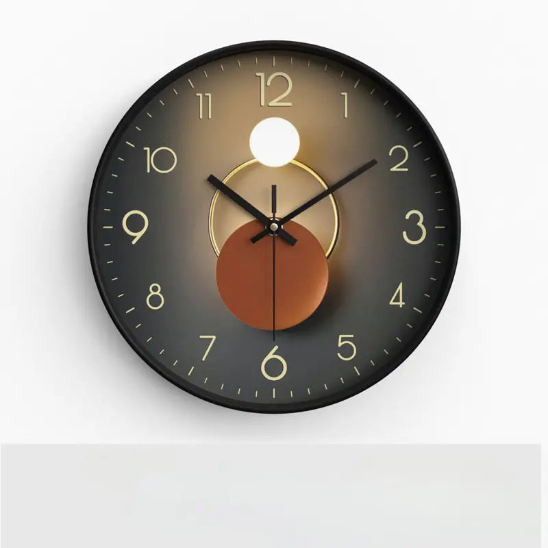 LumoTime - Trendy Wall Clock for Living Room and Bedroom