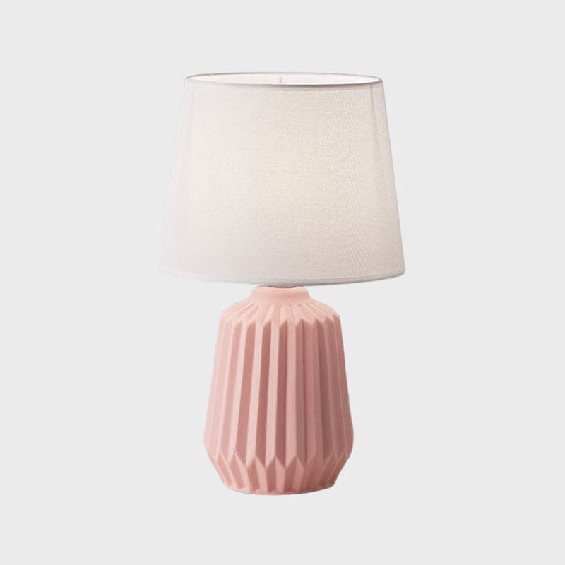 GlowLite - Table lamp with conical fabric shade