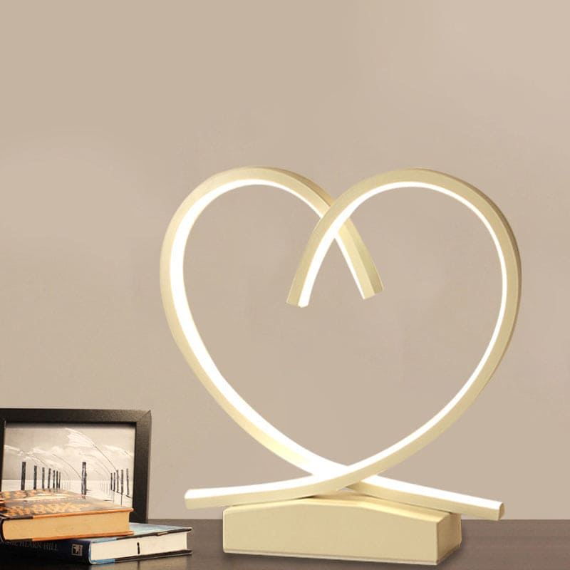 HeartWood - Wooden bedside table with loving heart