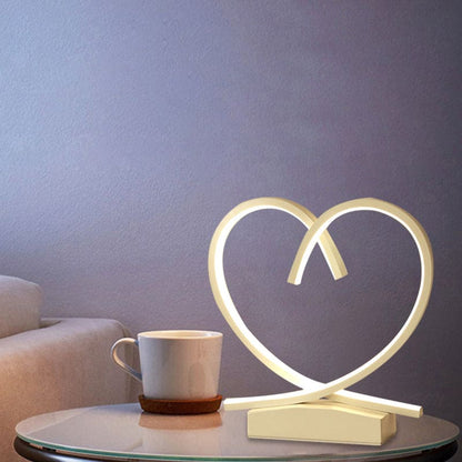 HeartWood - Wooden bedside table with loving heart