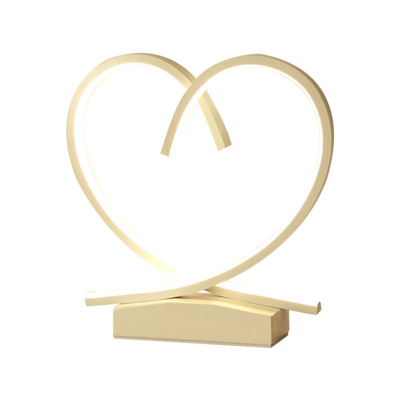 HeartWood - Wooden bedside table with loving heart