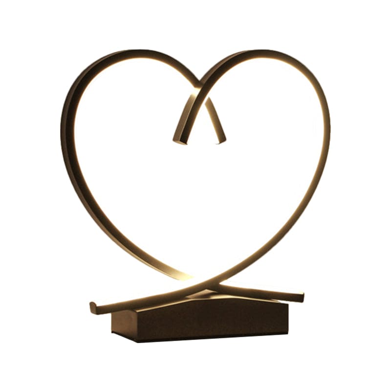 HeartWood - Wooden bedside table with loving heart