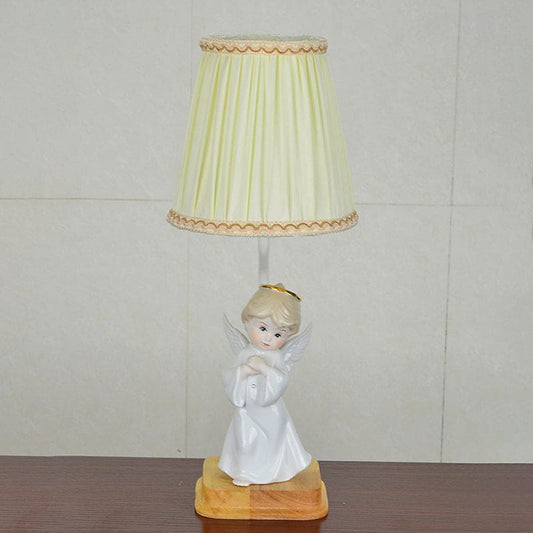 GlowAngel - Bedside Table Lamp with Angel Decor 