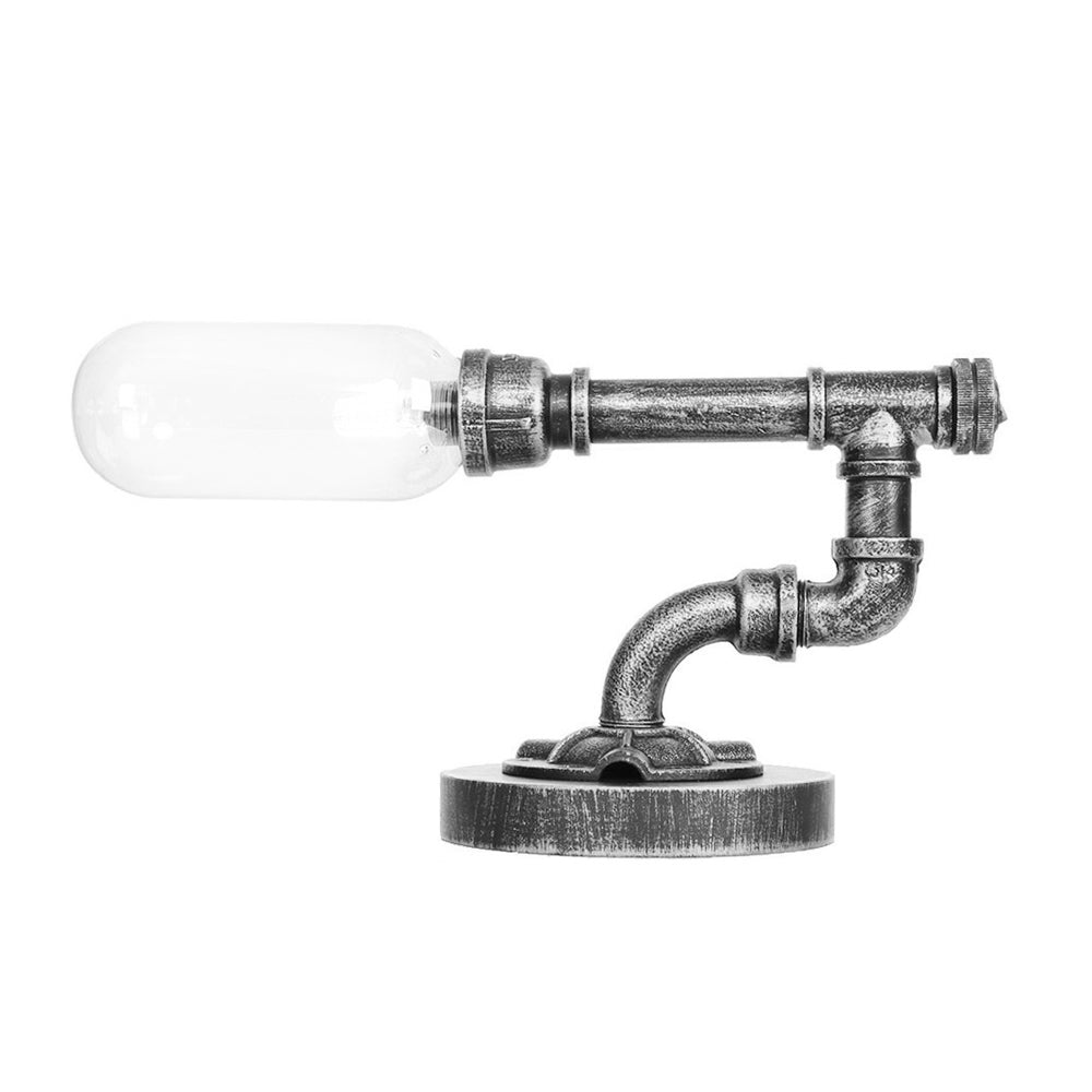 GloeiAmber - Hood style clear glass table lamp