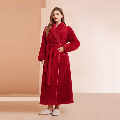 FleeceComfort – Flannel winter bathrobe 