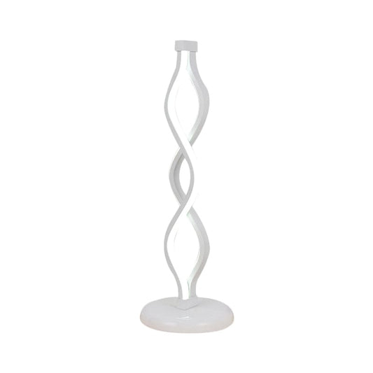 LichtElegance - LED white spiral table lamp