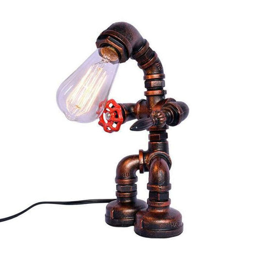 GloBots - Cyberpunk Robot Table Lamp