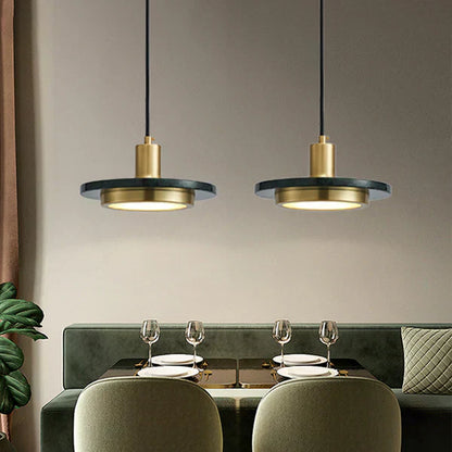 Sleek – Modern Marble Pendant Lamp 