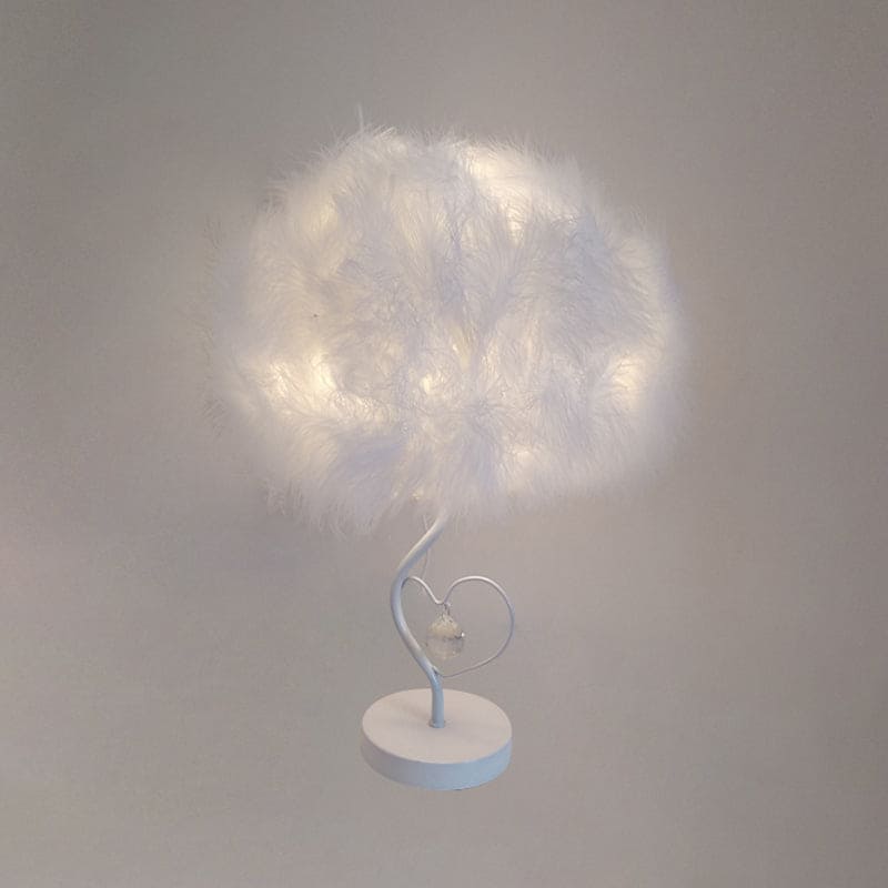 EvoGlow - Scandinavian Romantic Feather Cloud Table Lamp