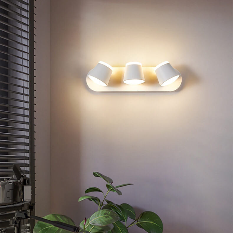 Nordic Rotatable Zylinderscherm LED-Wandlamp 1/2/3 Vlammen