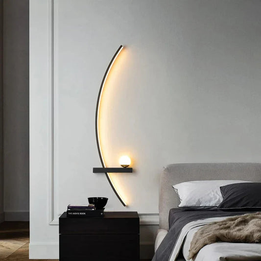 Lumosphere Glow - Minimalistische LED Wandlamp