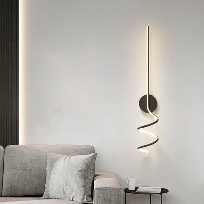 LumiArc - Minimalist Creative Arcs Lines 1-Light LED Wall Lamp 