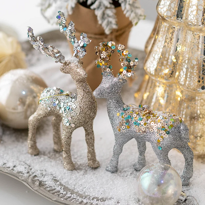 GlitterDeer - Glittering Deer Ornament 