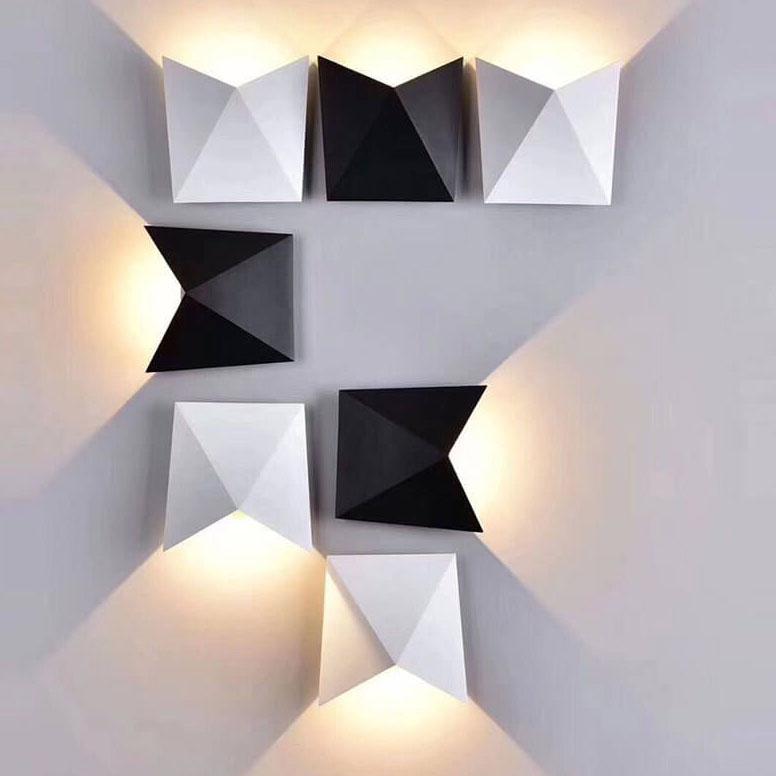 EcoLume - Moderne minimalistische Origami LED wandlamp met 1 licht