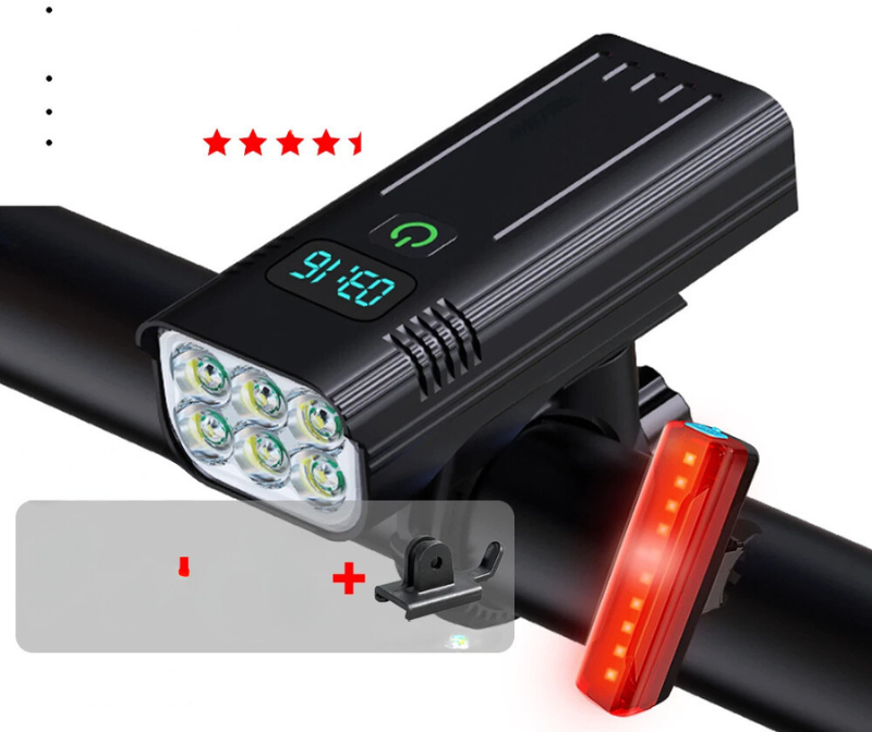 FietsPro - 5000LM Rechargeable Bicycle Lights