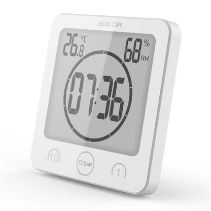 Waterproof Shower Clock - Always on time, even in the bathroom!