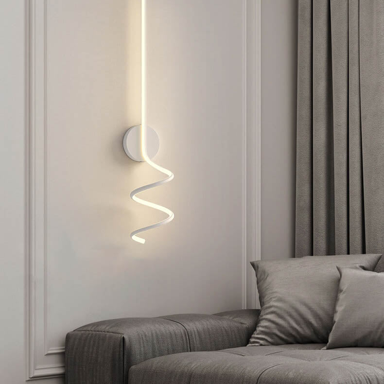 LumiArc - Minimalist Creative Arcs Lines 1-Light LED Wall Lamp 