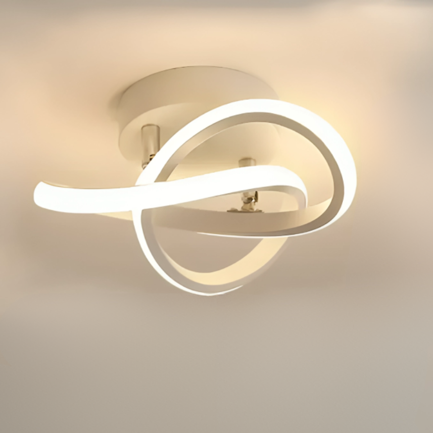 Modern LED Ceiling Lamp - 2 Rings