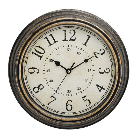 Vintage Wood Look Wall Clock