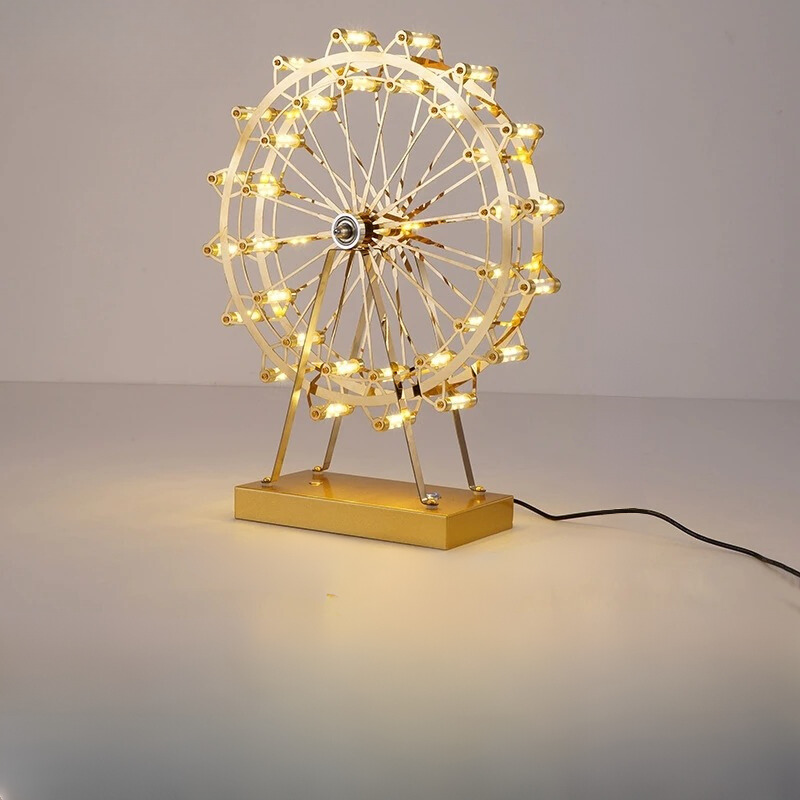 Netherlands Designer Led Ferris Wheel Table Lamp 