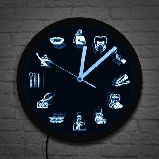 DentistTime - LED Wall Clock for Dental Practices