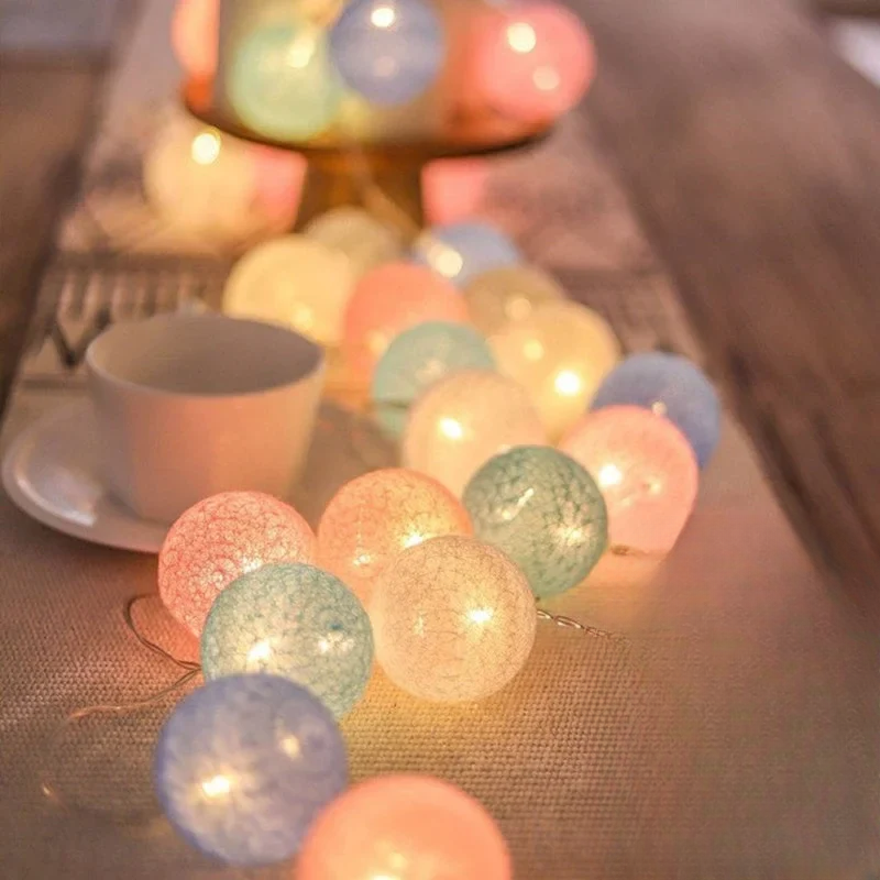 Globo - LED Cotton Wire Lanterns 