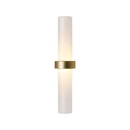 GlowLicht - Moderne wandlamp van Frosted Glass Tube in Warm Wit voor de Woonkamer