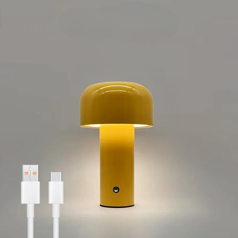 Rechargeable Mushroom LED Table Lamp