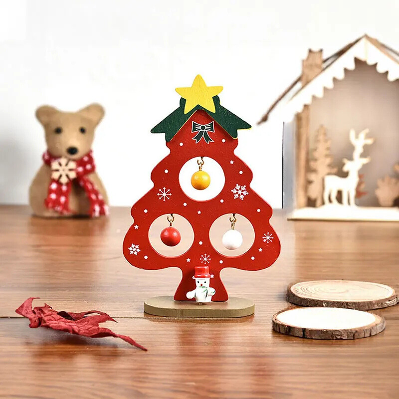 SapinElegant - Wooden Christmas Decoration for Desk