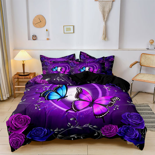 Children's Room - Luxury Butterfly Duvet Cover Bedding Set