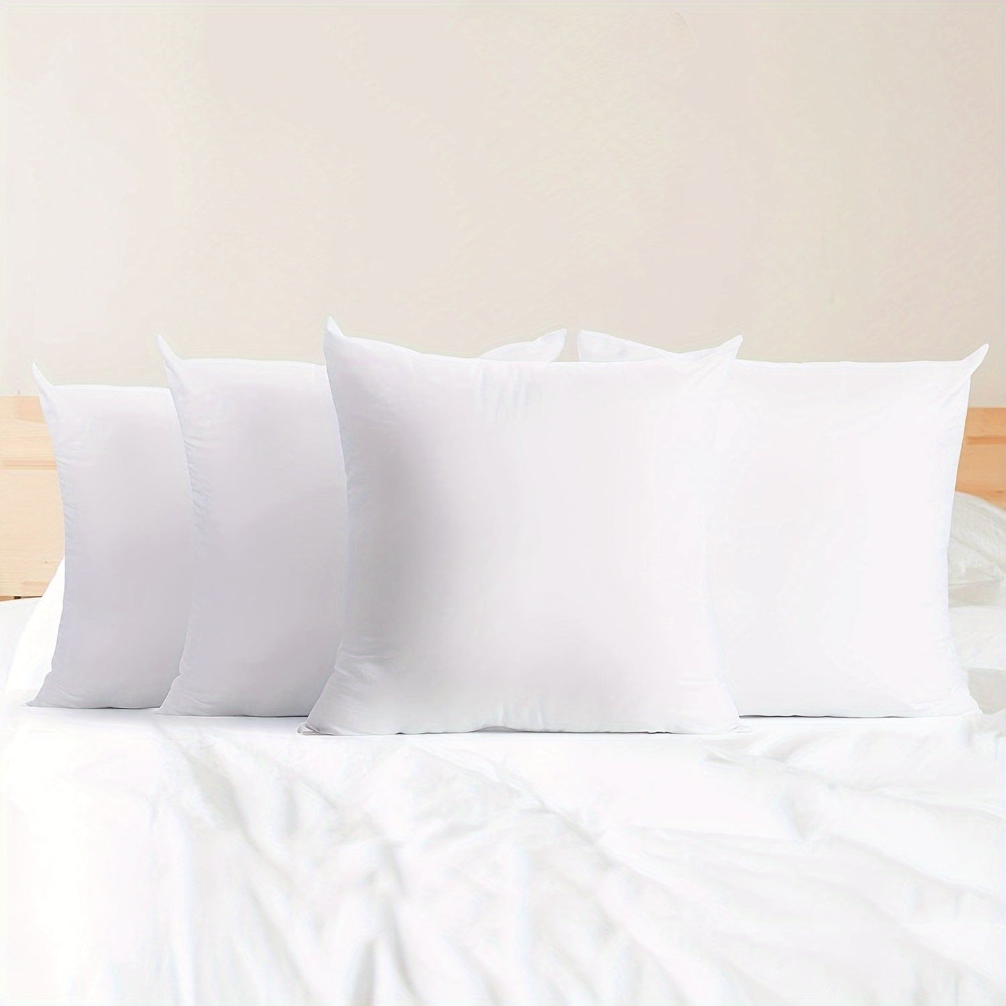 DouceurCoussin - 6 White Cushions for Sustainable Comfort 