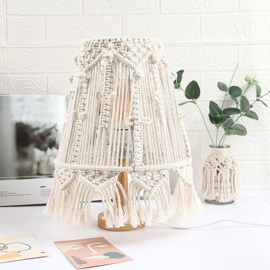 AmbianceLight - Woven Rope Table Lamp for Atmospheric Lighting