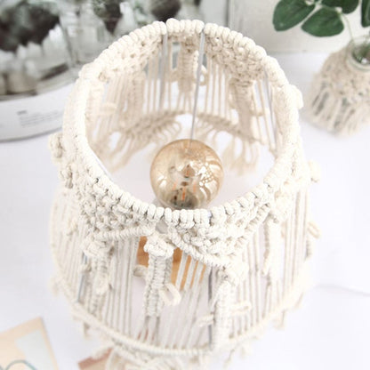 AmbianceLight - Woven Rope Table Lamp for Atmospheric Lighting