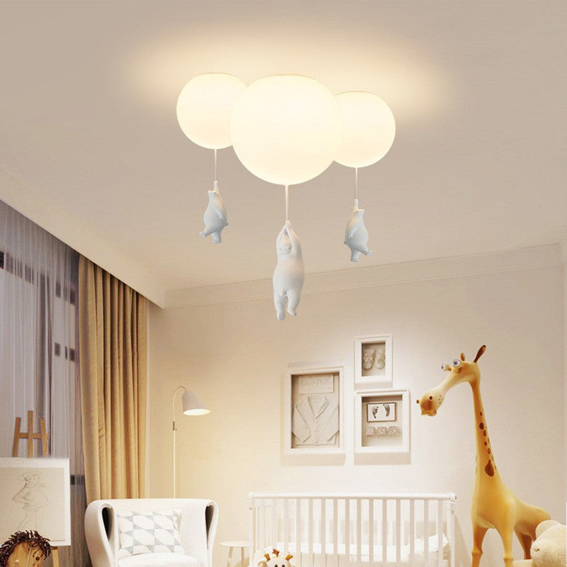 SkyDream - Hanglamp voor Kinderen met Beer en Ballon