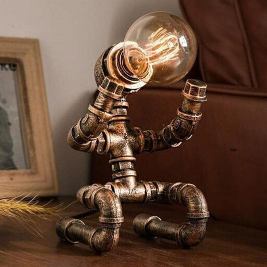 RoboLicht - Wrought Iron Robot Night Light