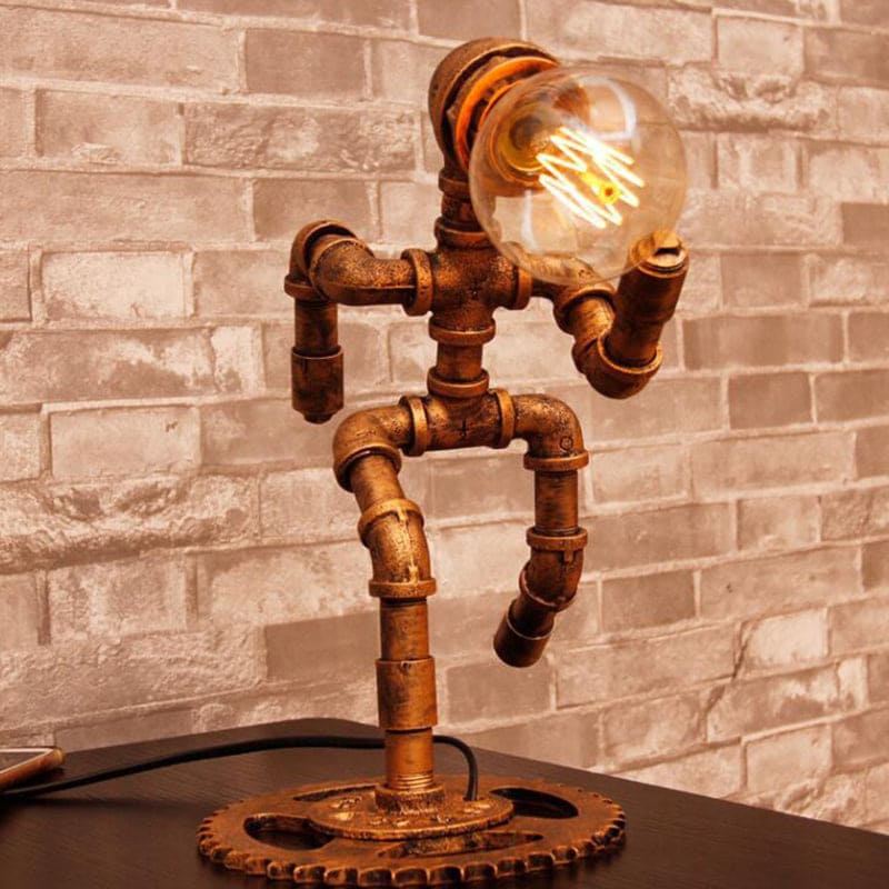 Nostalux - Vintage Metal Jogger-shaped Table Lamp 