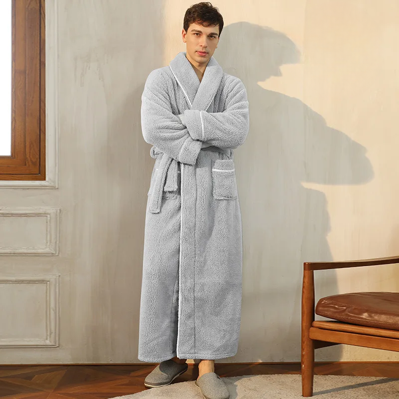 FleeceComfort – Flannel winter bathrobe 