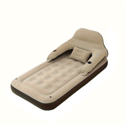 ComfortAir - Inflatable Mattress with Pump and Backrest for Optimal Comfort 